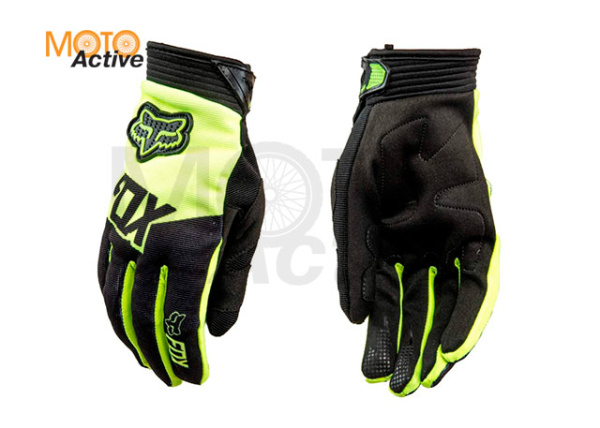 Перчатки мото G 653 / GREEN #12 мотокросс